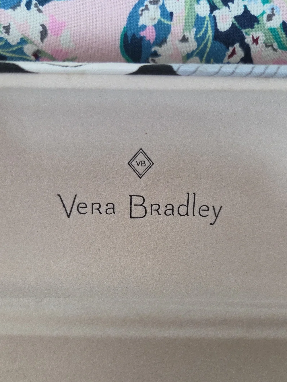 Set Of 2 Vera Bradley Floral Fabric Print Hardshell Sunglasses Cases